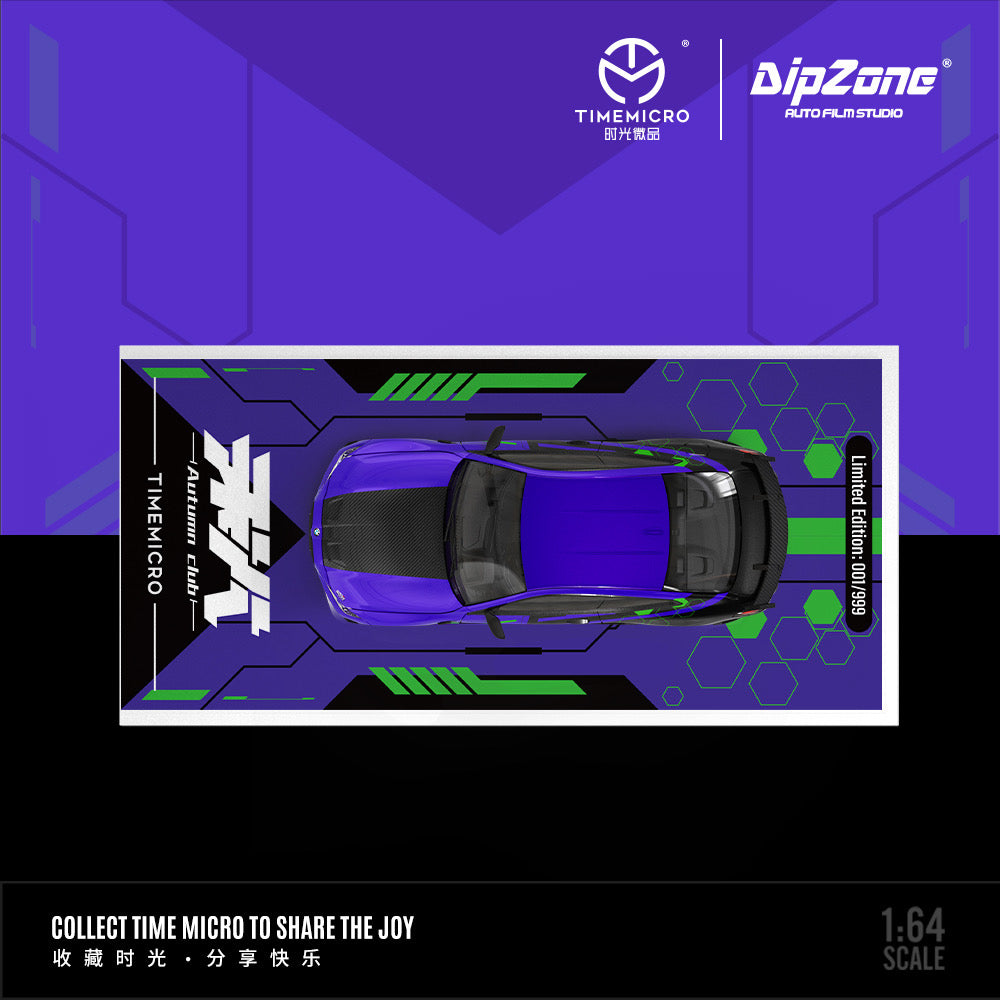 Time Micro 1:64 BMW M4 Eva Unit-01 [Container+Doll Version]