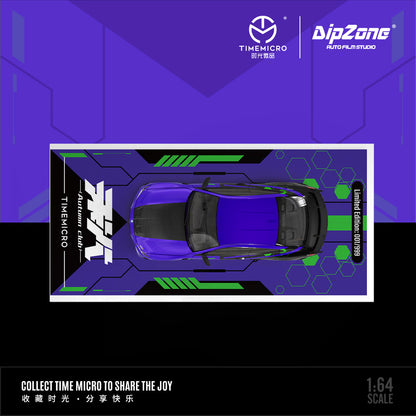 Time Micro 1:64 BMW M4 Eva Unit-01 [Container+Doll Version]