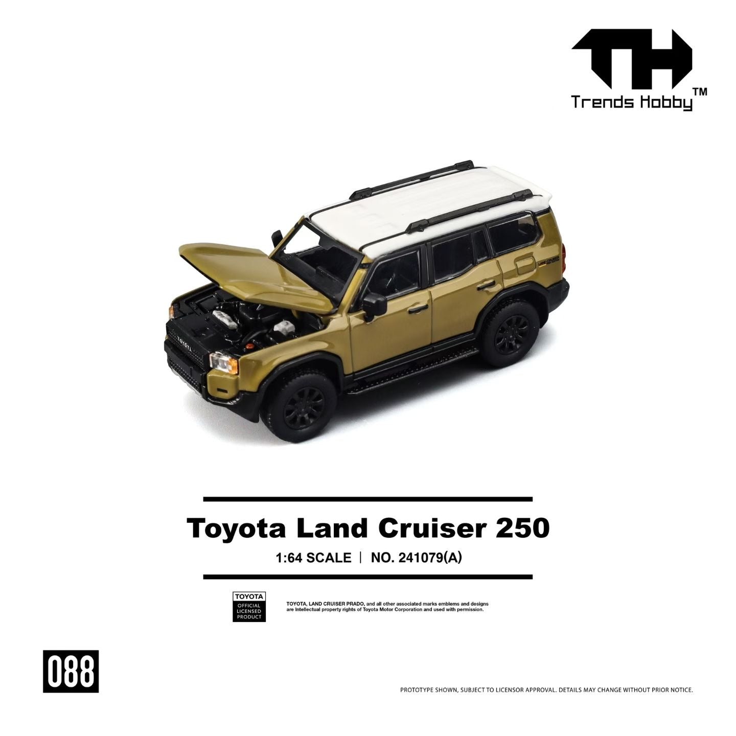 (Preorder) Trends Hobby 1:64 Toyota Cruiser 250 SAND 241079(A)