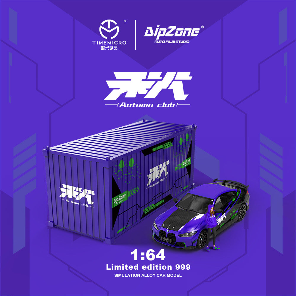 Time Micro 1:64 BMW M4 Eva Unit-01 [Container+Doll Version]