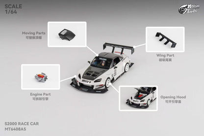 Microturbo 1:64 Custom S2000 Race Car MT6408A5