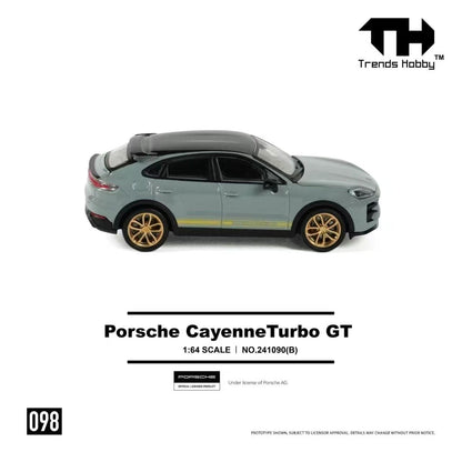 (Preorder) Trends Hobby 1:64 Porsche Cayenne Turbo GT - Gray 241090(B)