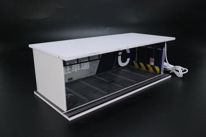 G-FANS 1:64 Garage with Lights Diorama Model 710022