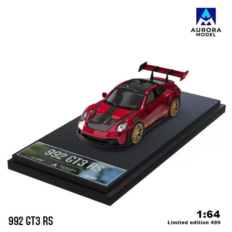 Aurora Model 1:64 Porsche 992 GT3 RS *Regular* [2 Colors] (Preorder)