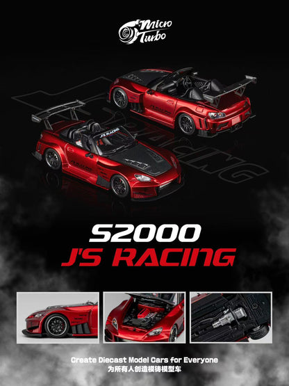 (Preorder) Microturbo 1:64 Honda S2000 JS Racing Red MT6408A6