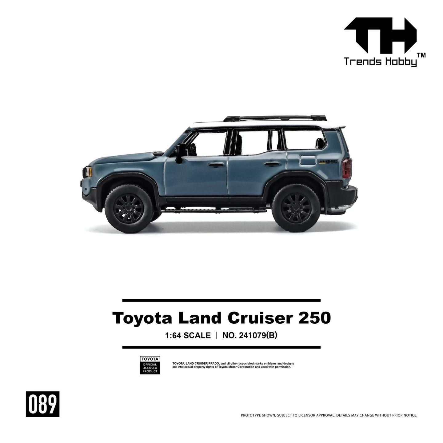 (Preorder) Trends Hobby 1:64 Toyota Cruiser 250 BLUE 241079(B)