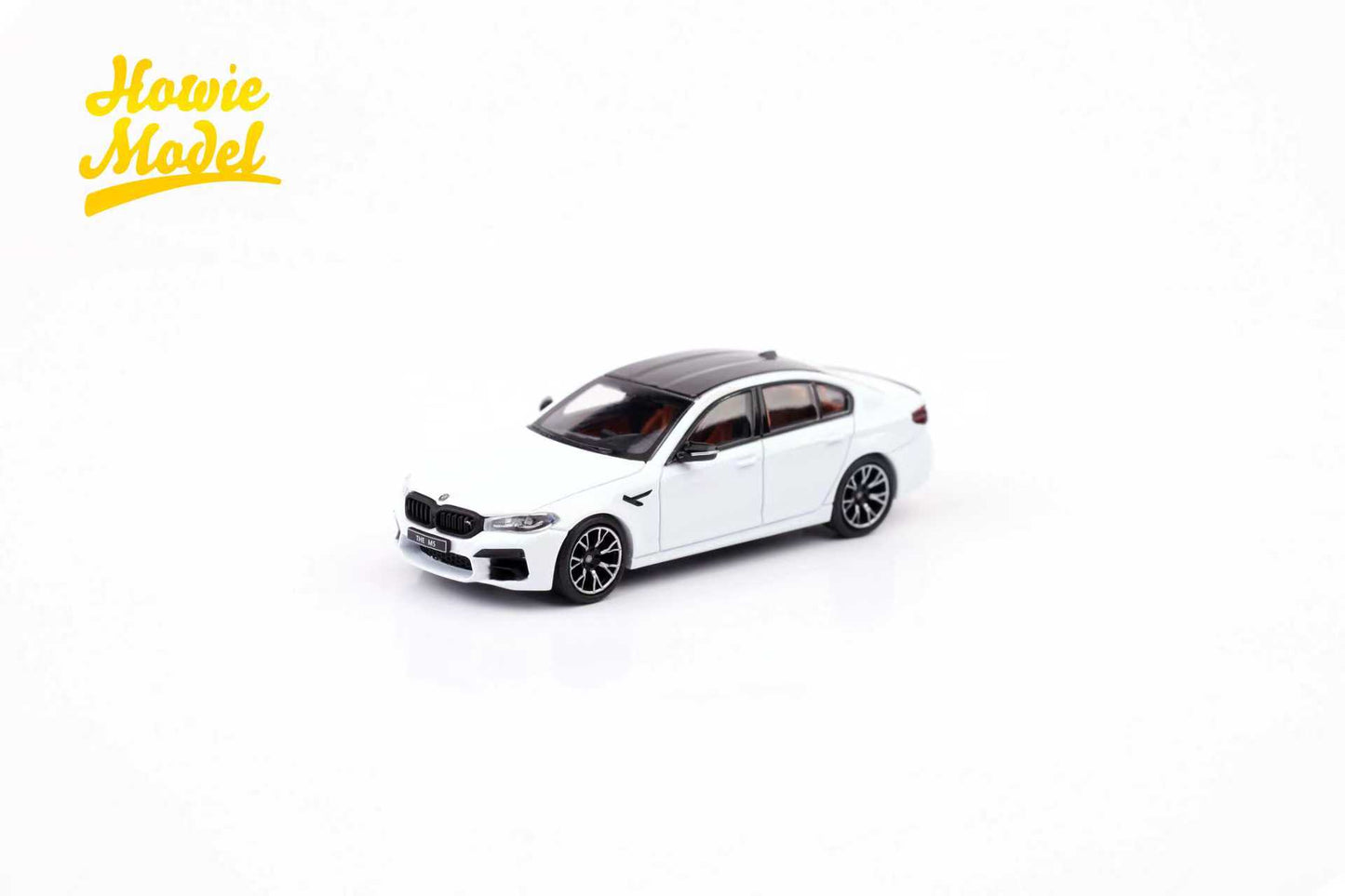 White model car on a white background with 'Howie Model' branding.