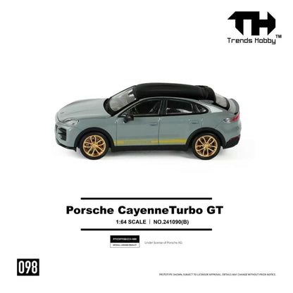 (Preorder) Trends Hobby 1:64 Porsche Cayenne Turbo GT - Gray 241090(B)