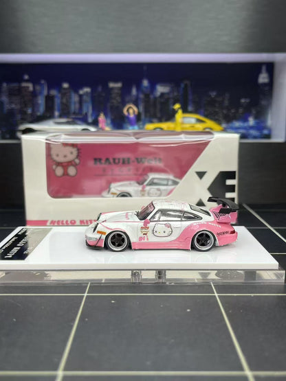 (Coming Soon) XKE 1:64 Porsche RWB 964 Hello Kitty Livery
