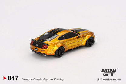 Mini GT 1:64 LB-WORKS FORD MUSTANG – LB Gold- Limited Edition (Preorder)