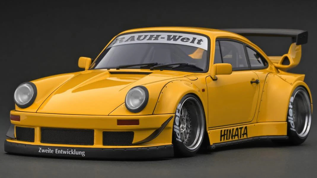 Ignition Model 1:18 Porsche RWB 930 Yellow – CarBro MC Ignition Model 1:18 Porsche RWB 930 Yellow – CarBro MC